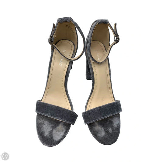Shoes Heels Block By Bamboo In Grey, Size: 8