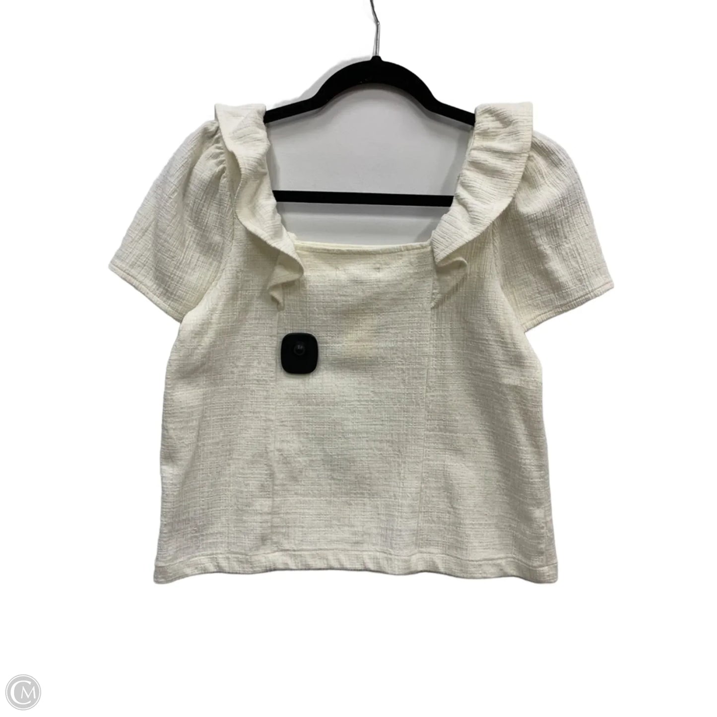 Top Short Sleeve By Madewell In Beige, Size: Xs