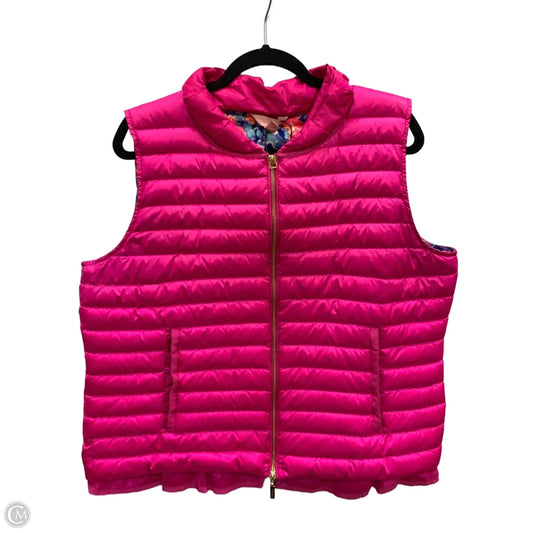 Vest Designer By Lilly Pulitzer In Pink, Size: Xl