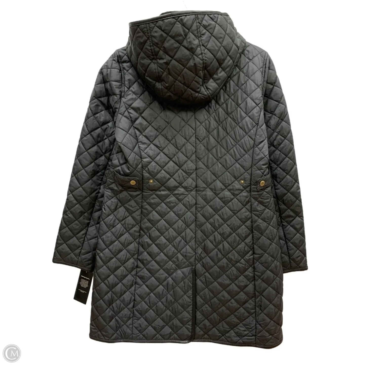 Coat Parka By Lauren By Ralph Lauren In Black, Size: S