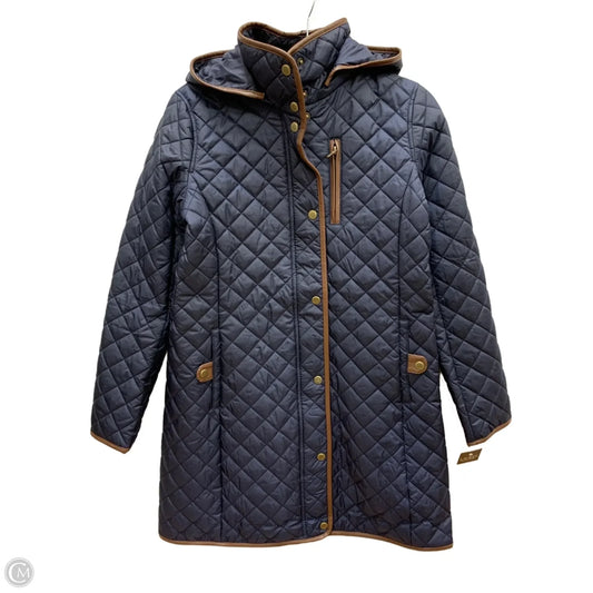 Coat Parka By Lauren By Ralph Lauren In Navy, Size: S