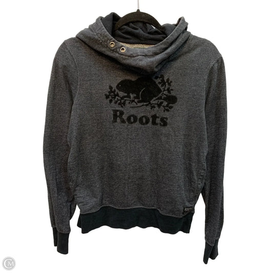 Sweatshirt Hoodie By Roots In Black, Size: S