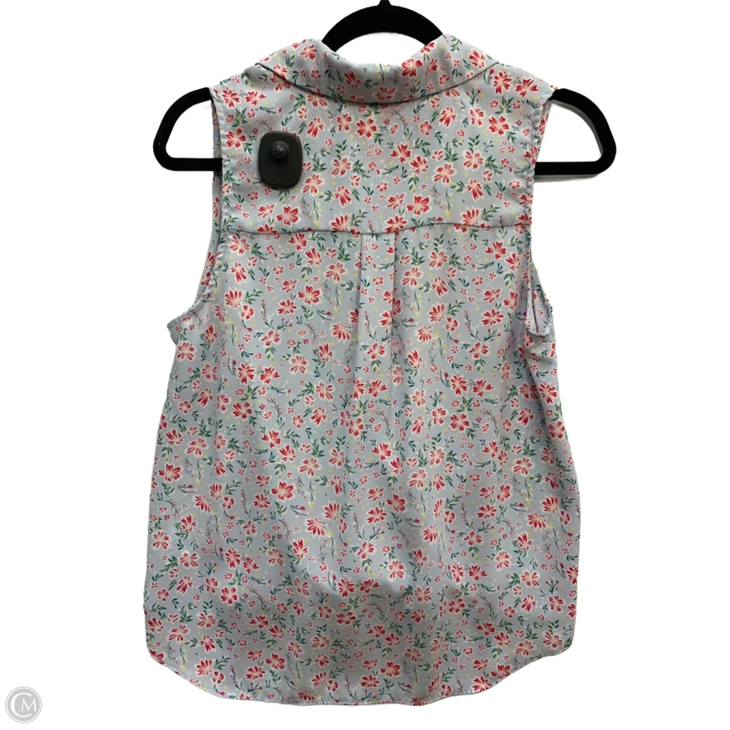 Top Sleeveless By Clothes Mentor In Blue & Pink, Size: S