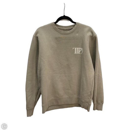 Sweatshirt Crewneck By Taylor In Tan, Size: M