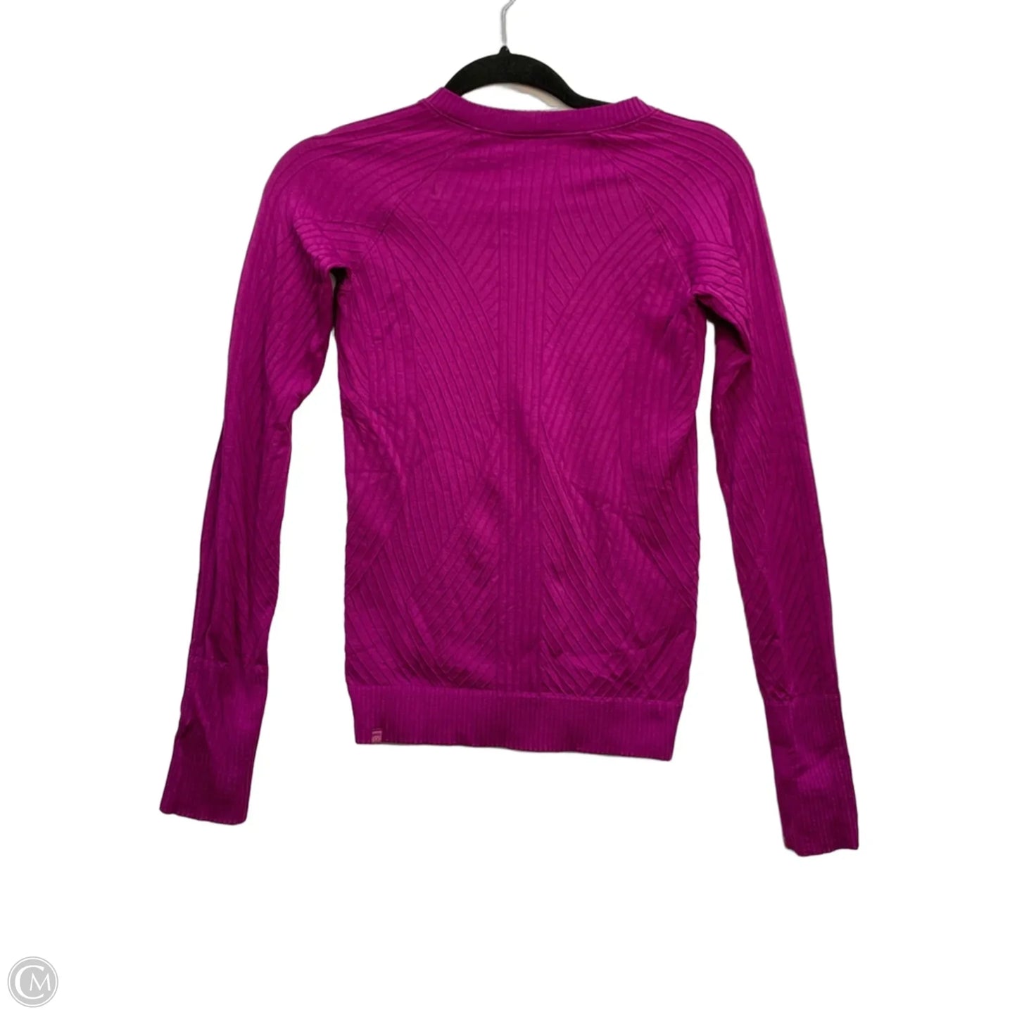 Athletic Top Long Sleeve Crewneck By Lululemon In Purple, Size: 6