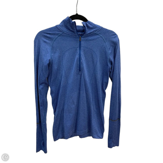 Athletic Sweatshirt Collar By Lululemon In Blue, Size: 8