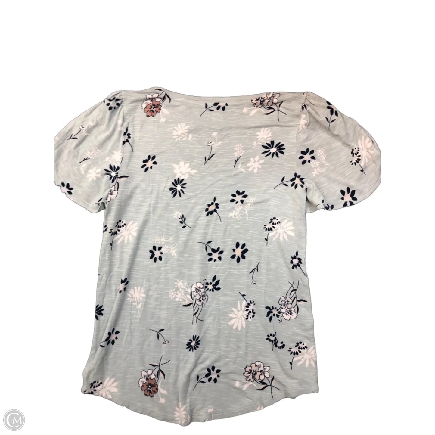 Top Short Sleeve By Loft In Green, Size: Xs