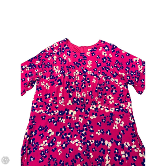 Dress Casual Midi By London Times In Pink, Size: 20