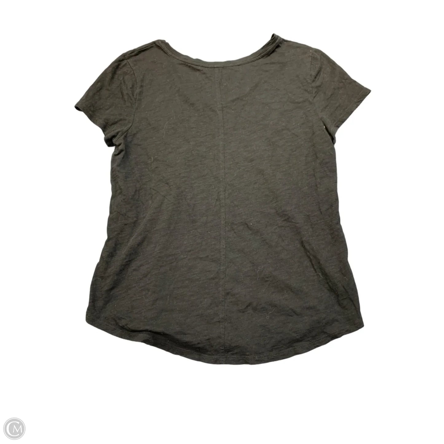 Top Short Sleeve Basic By Loft In Black, Size: M