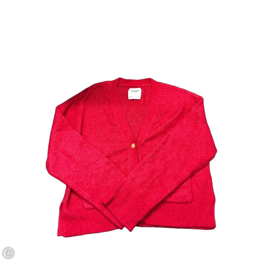 Sweater Cardigan By Abercrombie And Fitch In Pink, Size: S