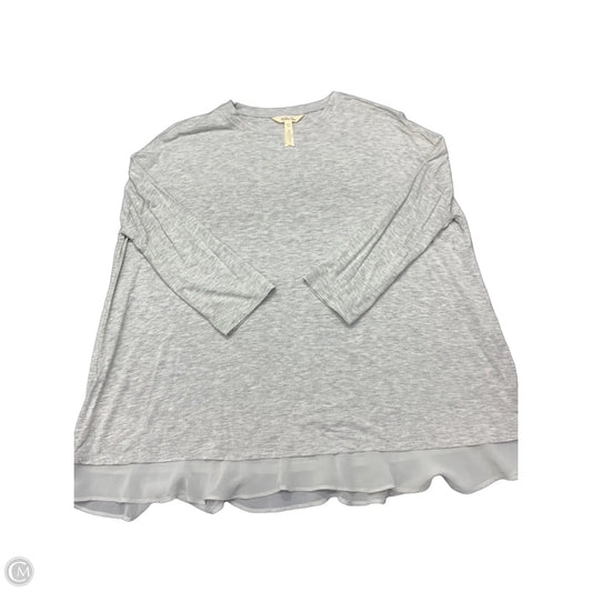 Top 3/4 Sleeve By Matilda Jane In Grey, Size: S