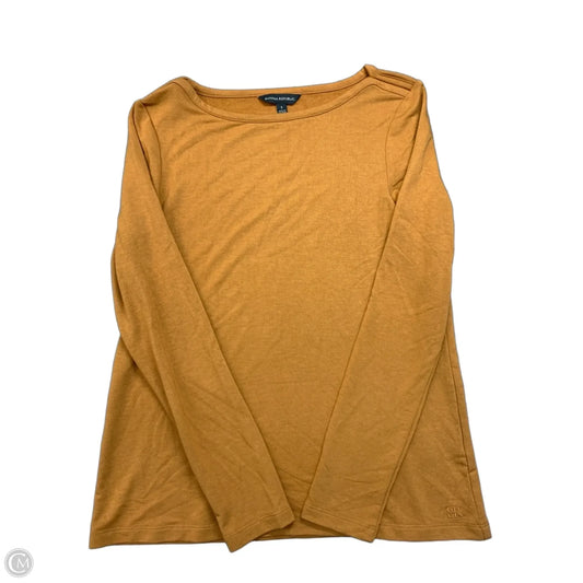 Top Long Sleeve Basic By Banana Republic In Tan, Size: S