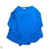 Top Long Sleeve Basic By Zenana In Blue, Size: S