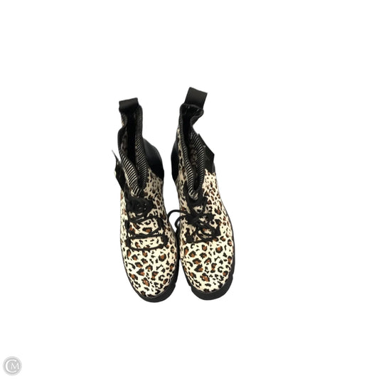 Boots Ankle Flats By Bernie Mev In Animal Print, Size: 7.5