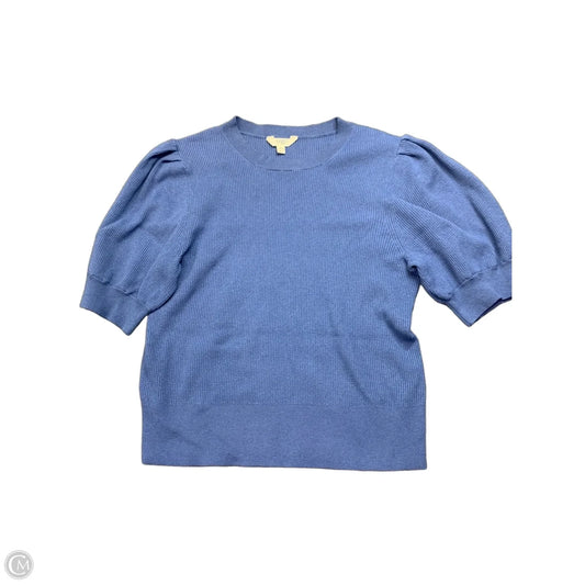 Sweater Short Sleeve By Terra & Sky In Blue, Size: 3x