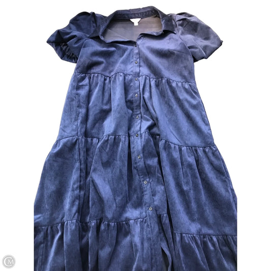 Dress Casual Maxi By Crown And Ivy In Navy, Size: Xl