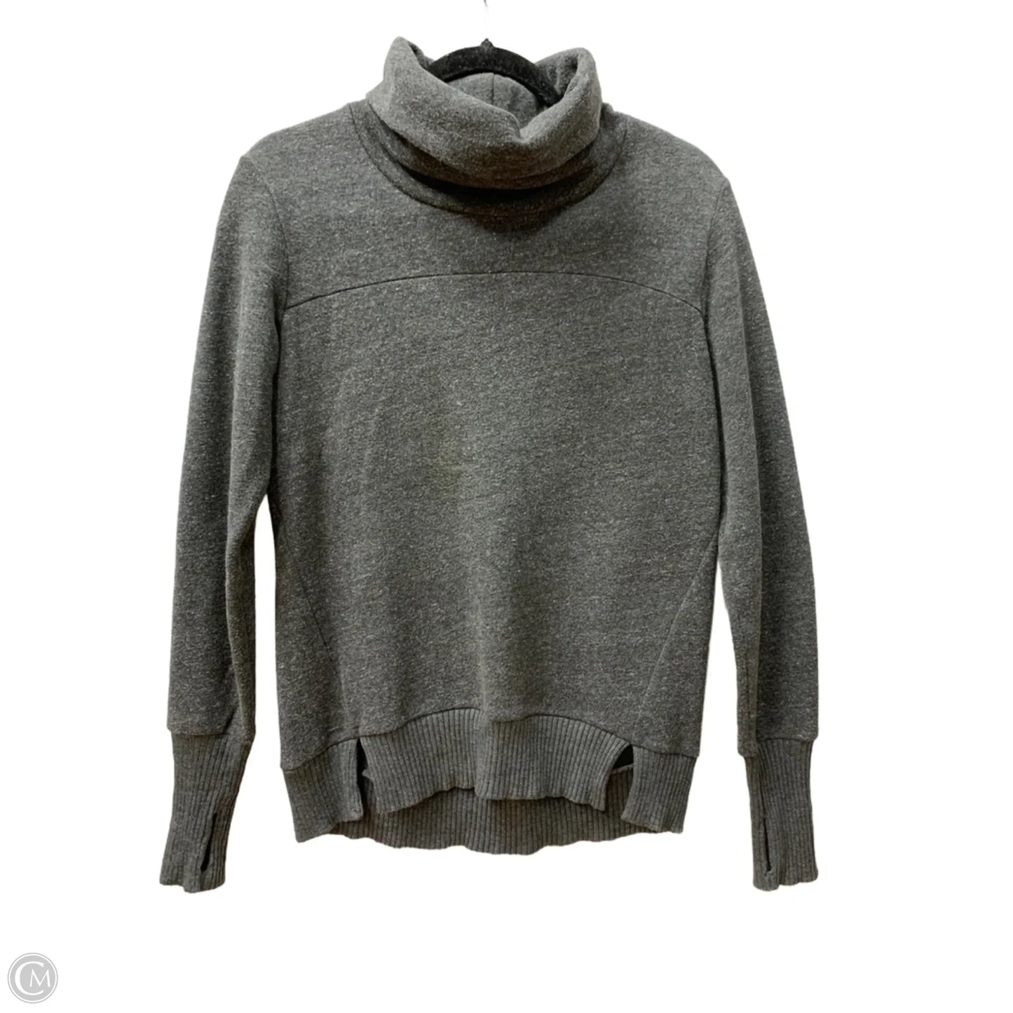 Athletic Sweatshirt Collar By Alo In Grey, Size: Xs