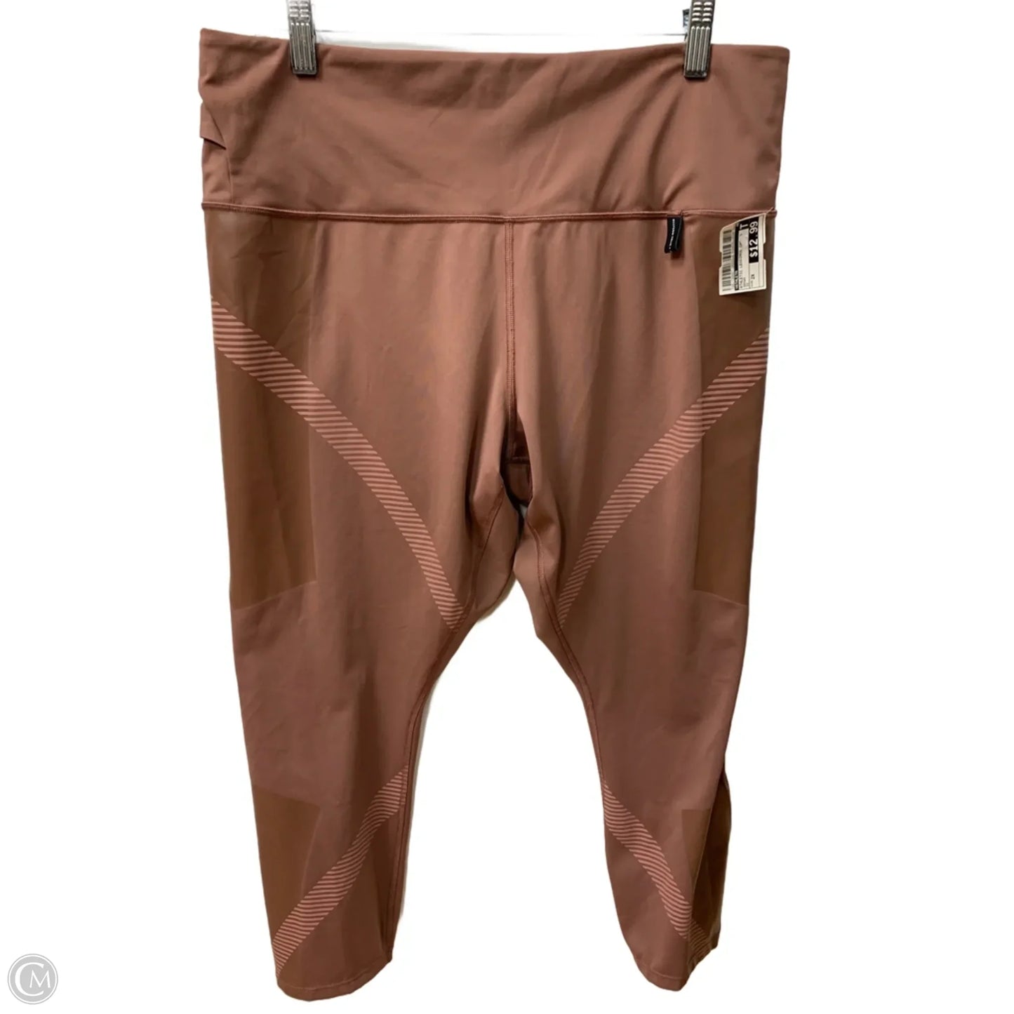 Athletic Leggings Capris By Athleta In Brown, Size: 2x