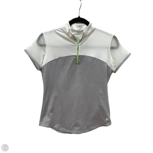 Athletic Top Short Sleeve By Bette And Court In White, Size: S