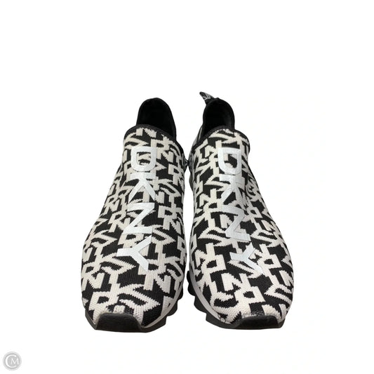 Shoes Athletic By Dkny In Black & White, Size: 8.5