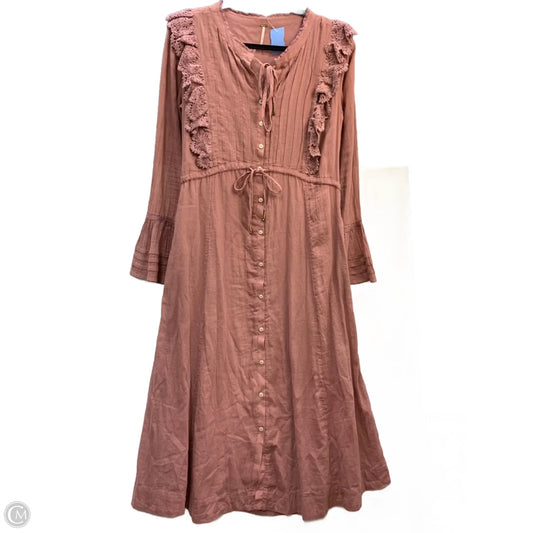 Dress Casual Maxi By Free People In Pink, Size: Xs