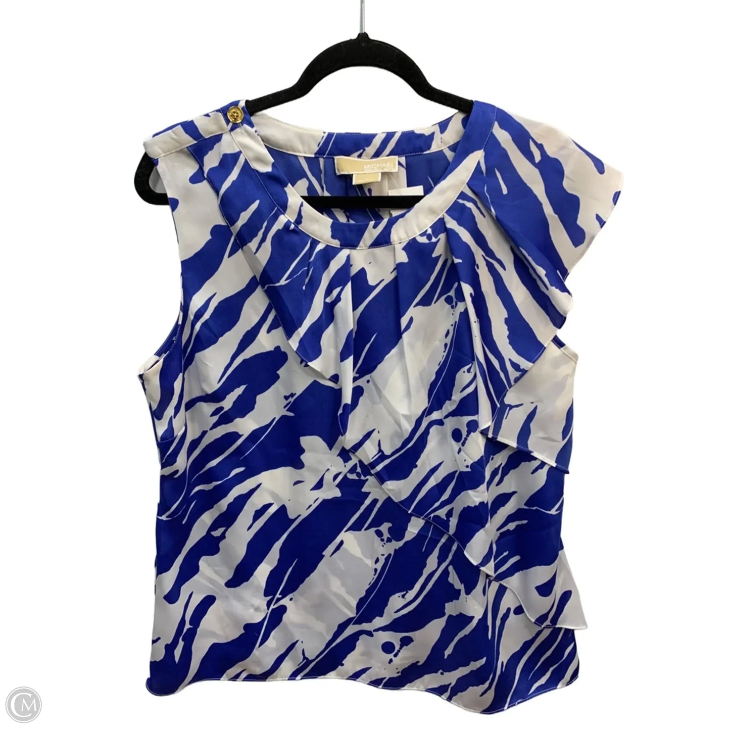 Top Sleeveless By Michael By Michael Kors In Blue, Size: 14