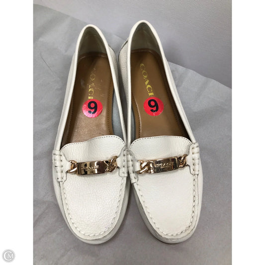 Shoes Designer By Coach In Cream, Size: 6
