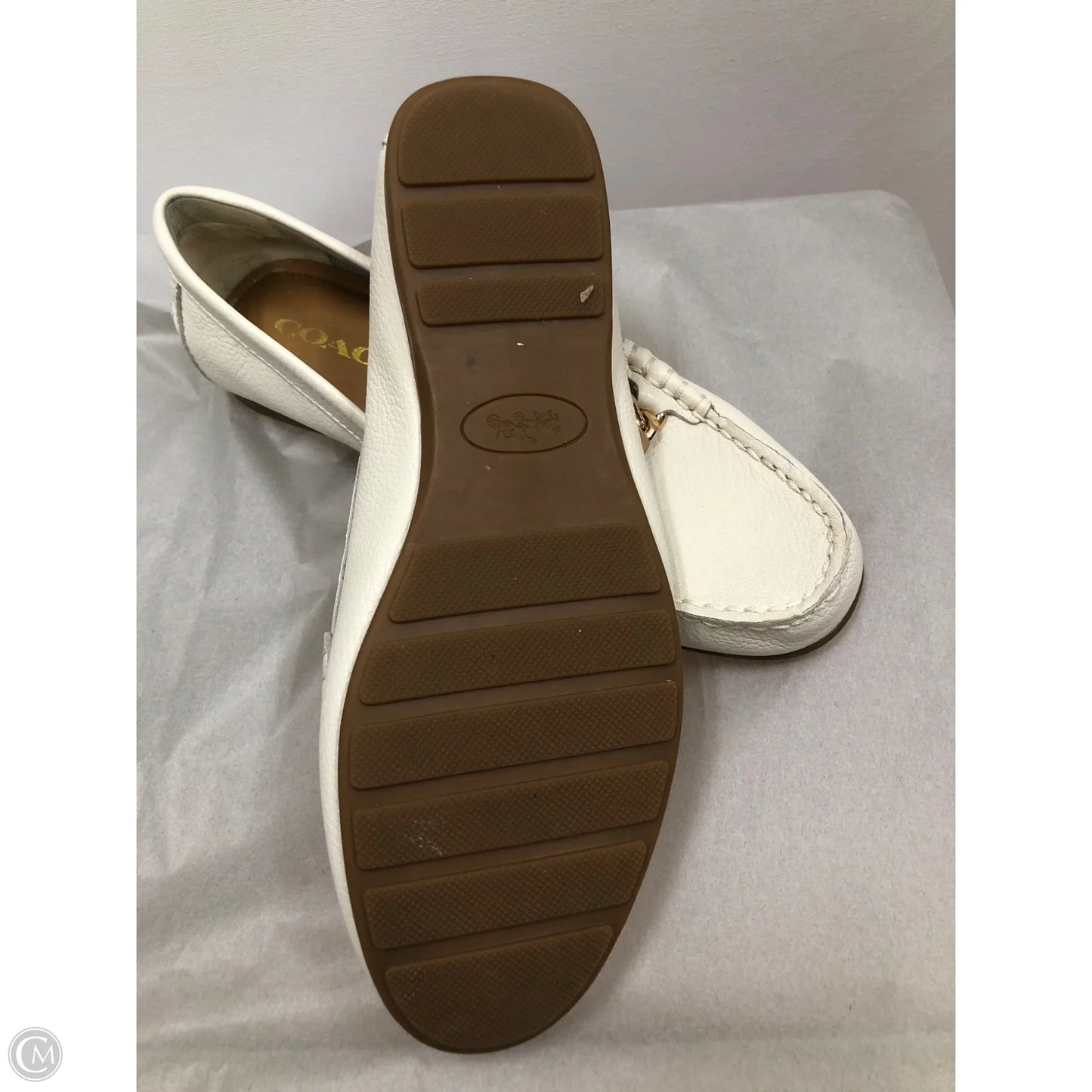 Shoes Designer By Coach In Cream, Size: 6