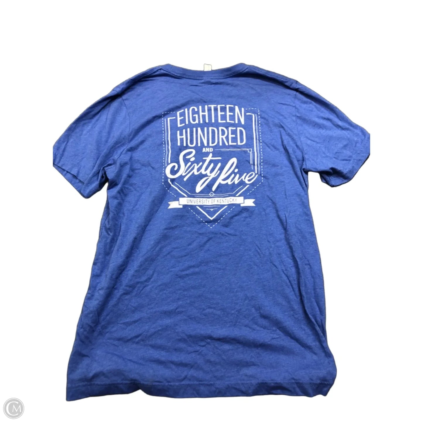 Top Short Sleeve By Canvas In Blue, Size: L