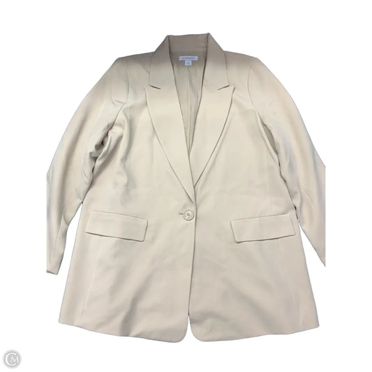 Blazer By Liz Claiborne In Beige, Size: 14