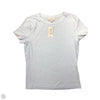 Top Short Sleeve Basic By On 34th In Blue, Size: Xl