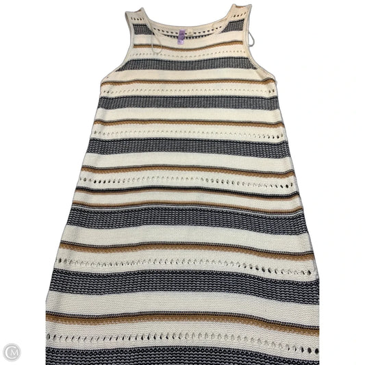 Dress Sweater By Alya In Striped Pattern, Size: Xl