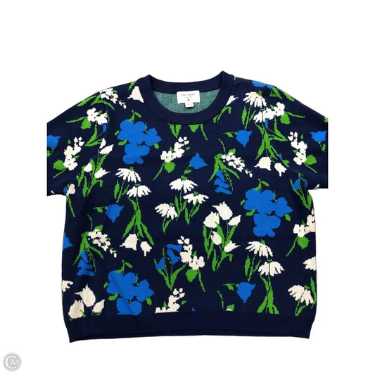 Sweater Designer By Kate Spade In Blue, Size: L