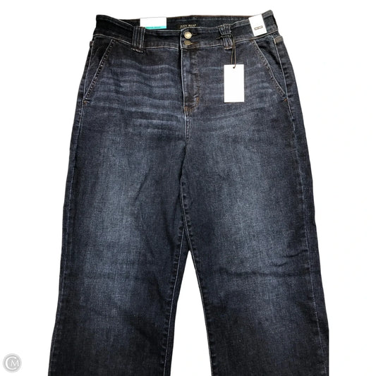 Jeans Wide Leg By Judy Blue In Blue Denim, Size: 14