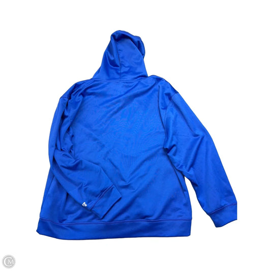 Sweatshirt Hoodie By Russel Athletic In Blue, Size: Xl