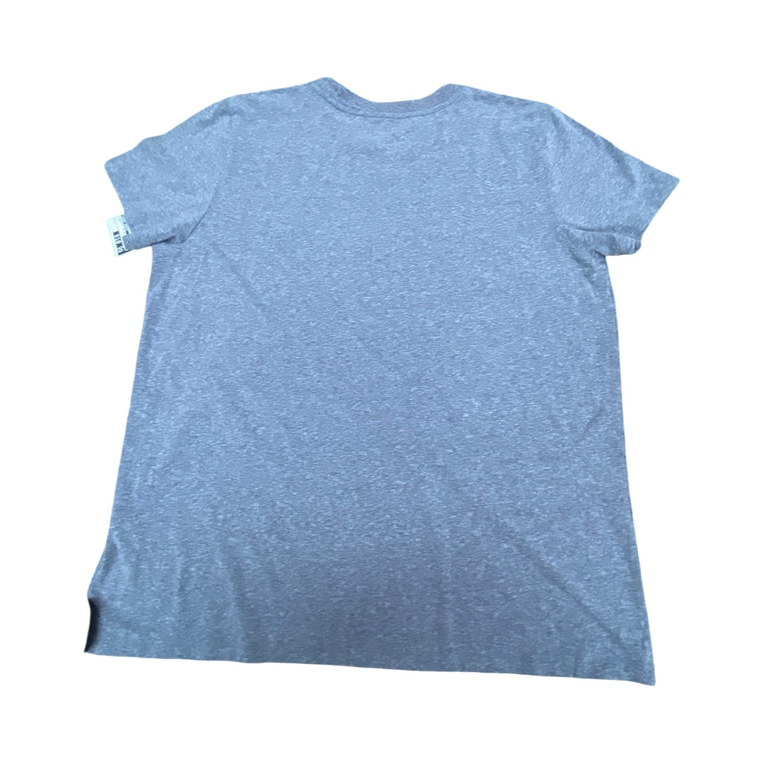 Athletic Top Ss By Under Armour In Grey, Size:L
