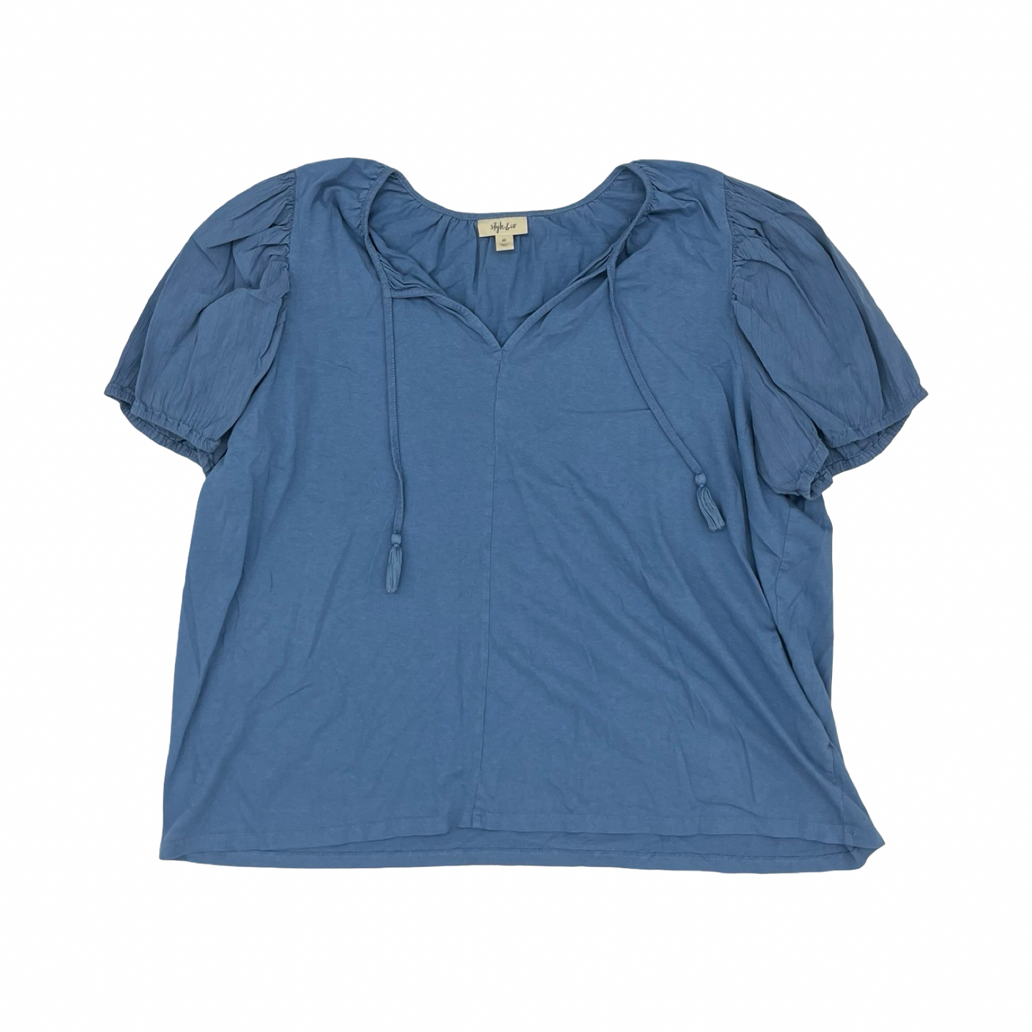 Top Ss By Style And Company In Blue, Size:4X