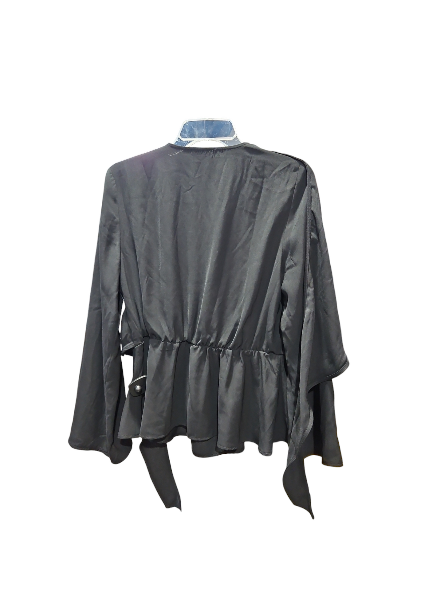 Blouse Long Sleeve By Monroe And Main In Black, Size: M