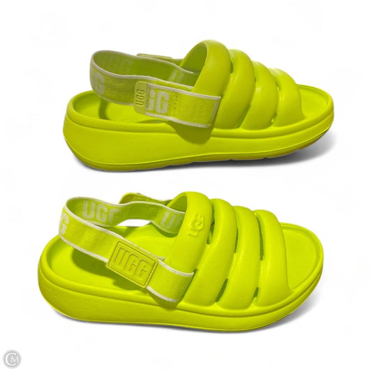 Shoes Designer By Ugg In Green, Size: 5.5
