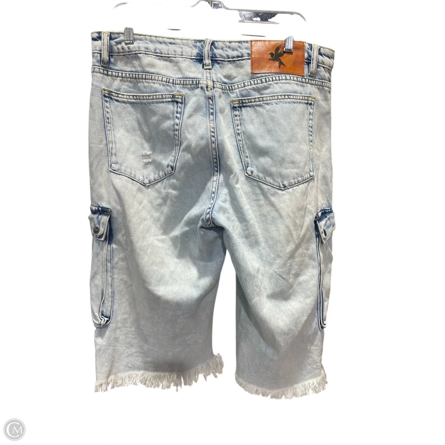 Shorts By Clothes Mentor In Blue Denim, Size: L