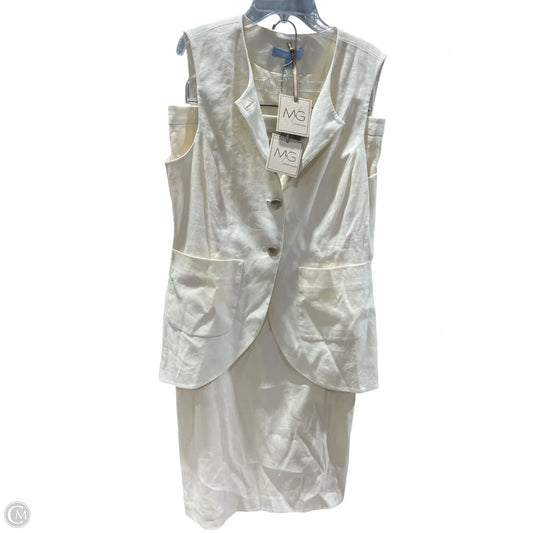 Skirt Set 2pc By Antonio Melani In Cream, Size: 12