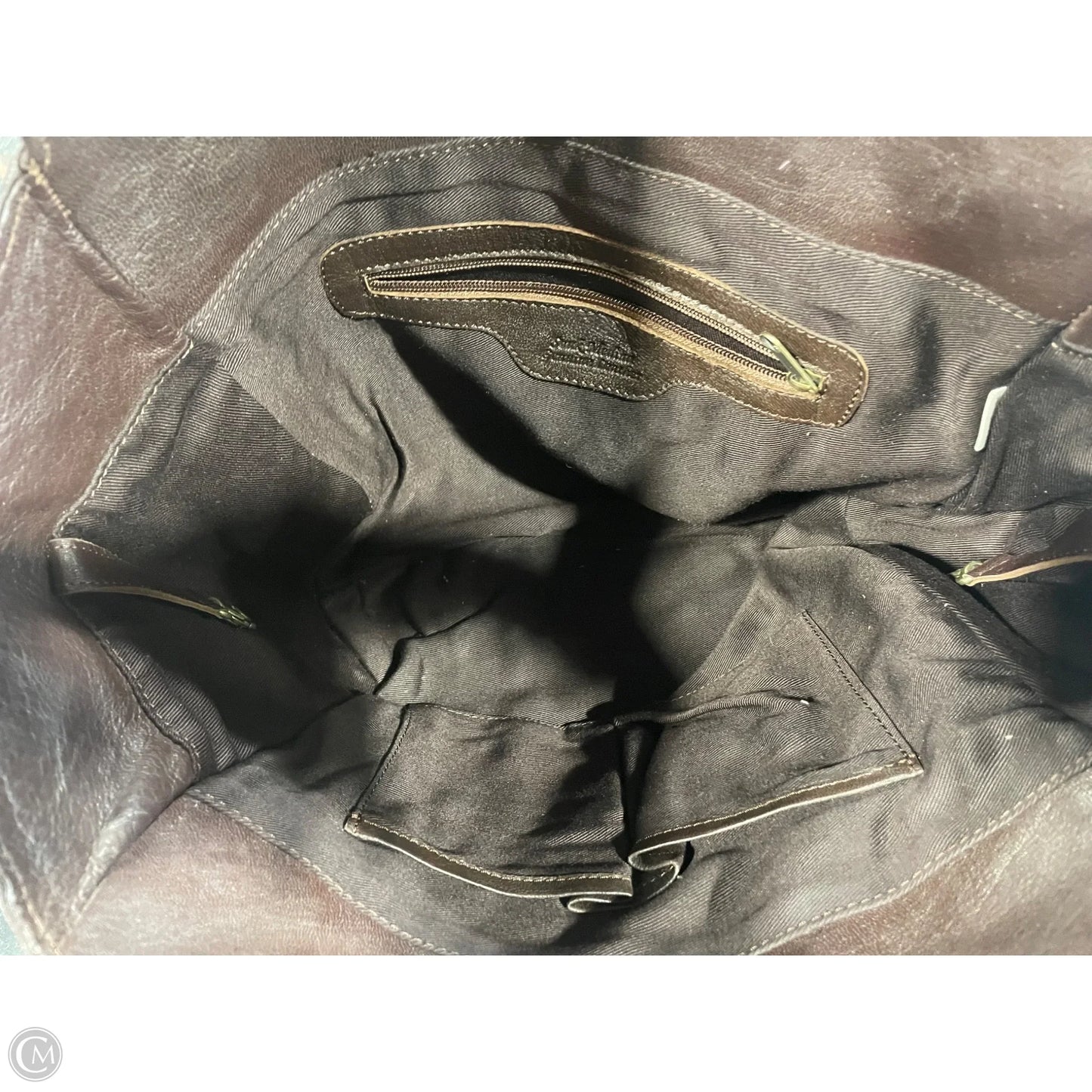 Handbag Leather By Clothes Mentor, Size: Large