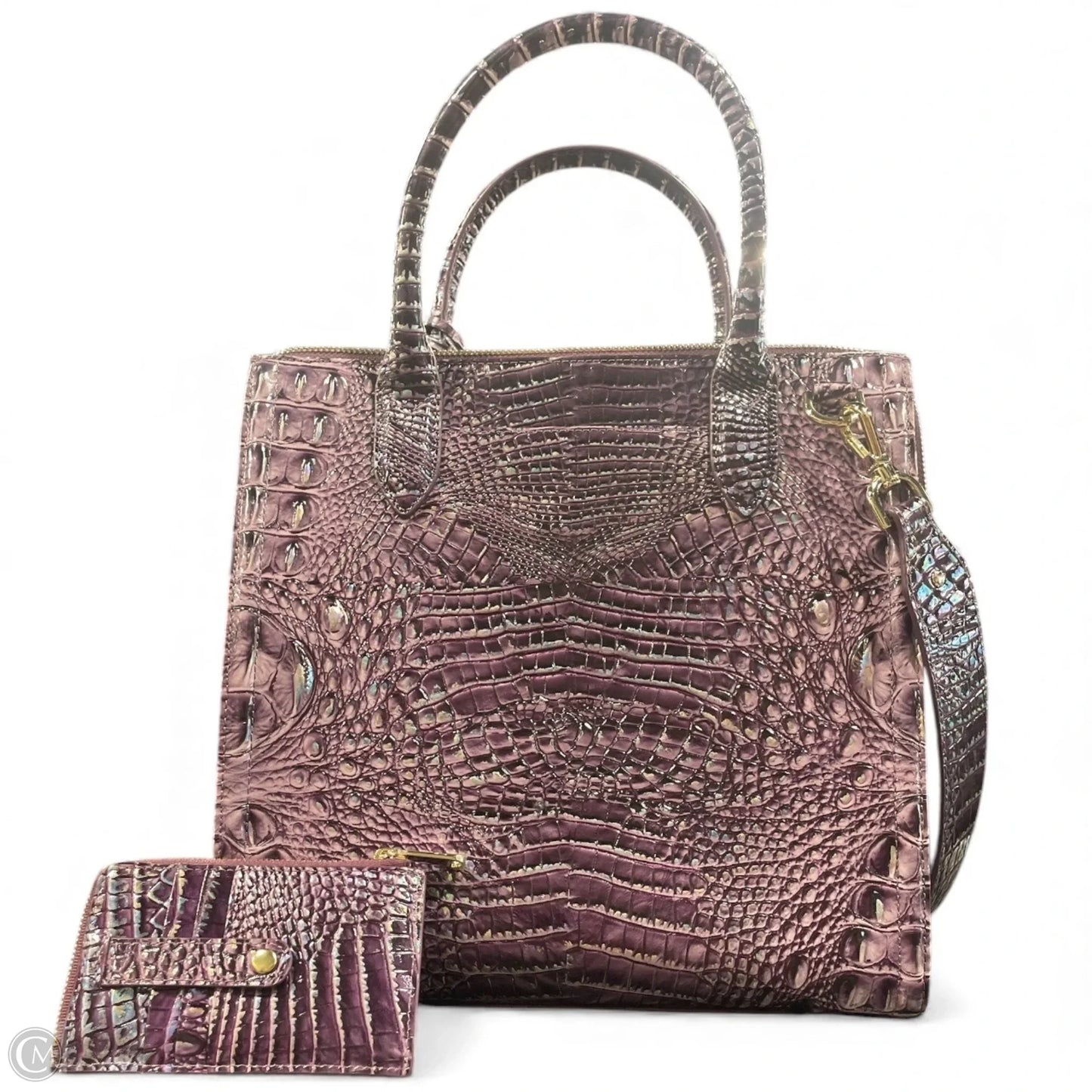 Handbag Designer By Brahmin, Size: Large