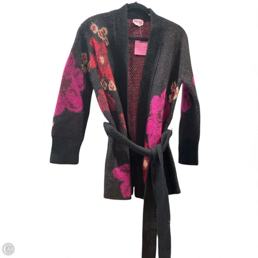 Cardigan Designer By Kate Spade In Floral Print, Size: Xs