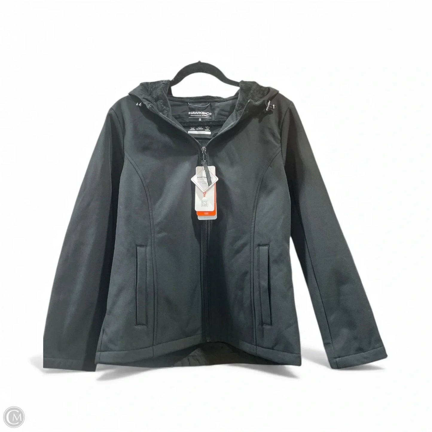 Jacket Utility By Clothes Mentor In Black, Size: M
