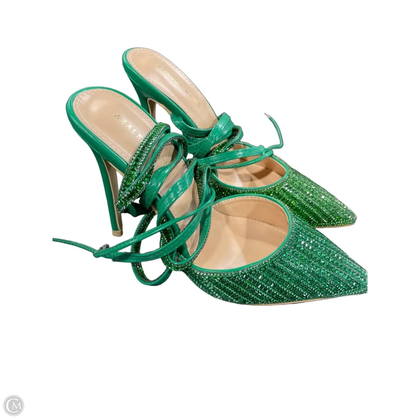 Shoes Heels Stiletto By Azalea Wang In Green, Size: 8