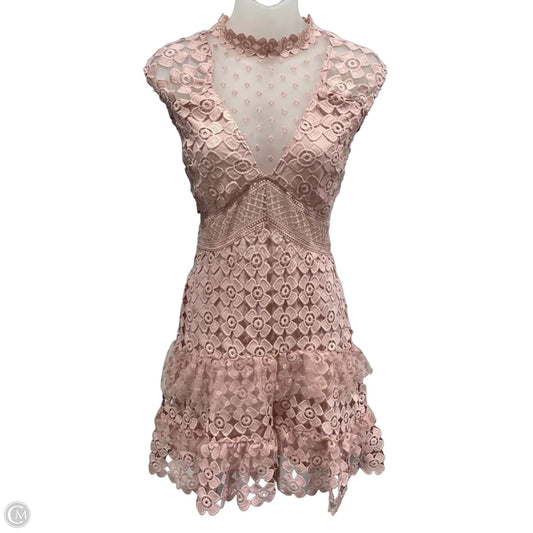 Dress Party Short By Romeo And Juliet In Pink, Size: S