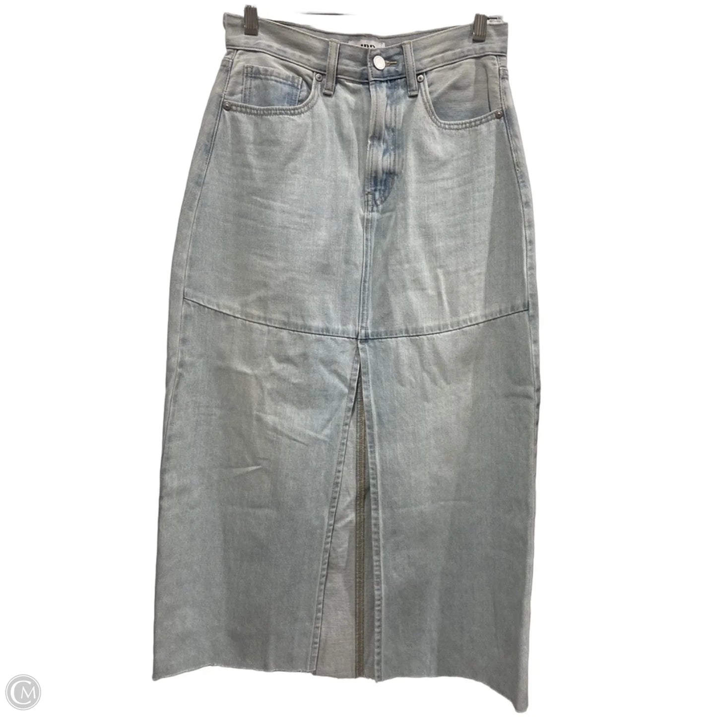 Skirt Maxi By Just Black In Blue Denim, Size: S