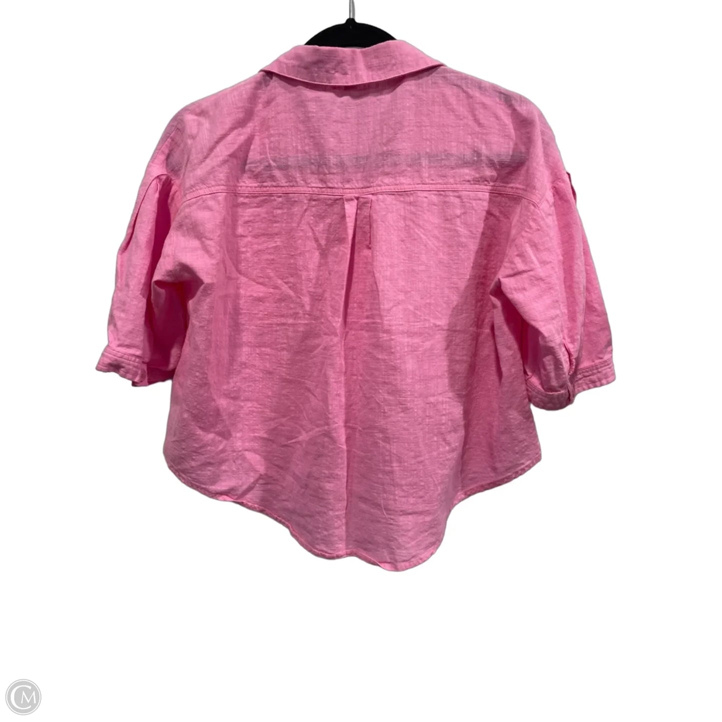 Top Short Sleeve By Cotton Bleu In Pink, Size: S