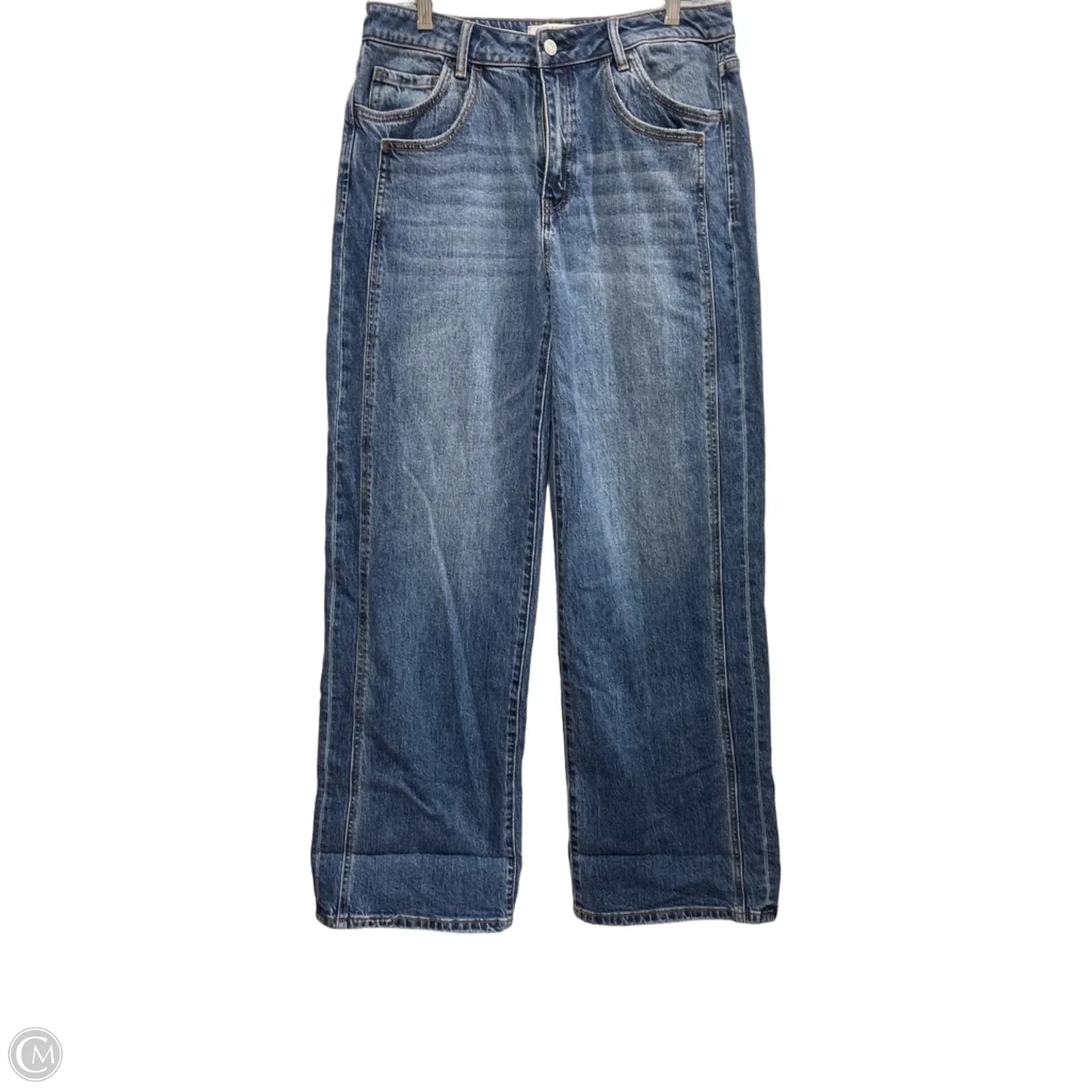 Jeans Wide Leg By 12th Tribe In Blue Denim, Size: 30